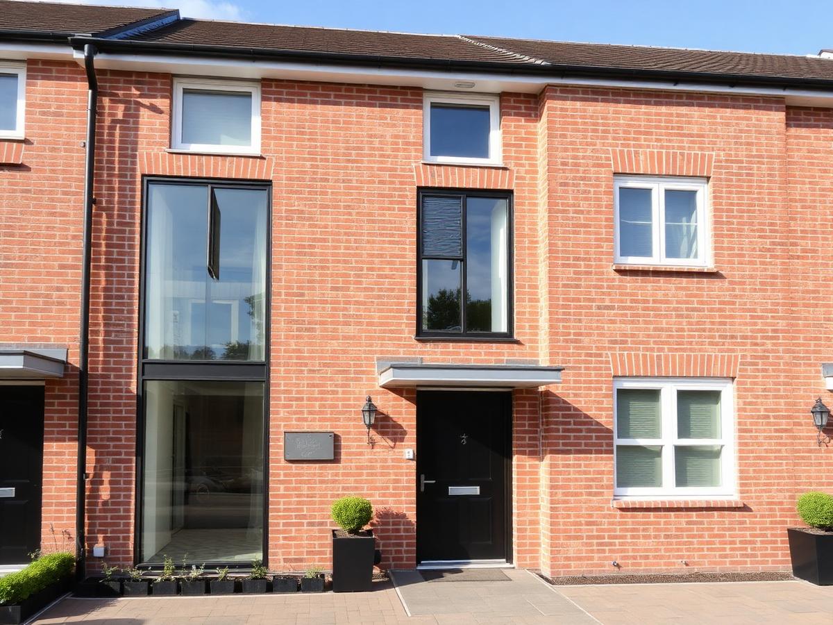Newly built UK townhouse